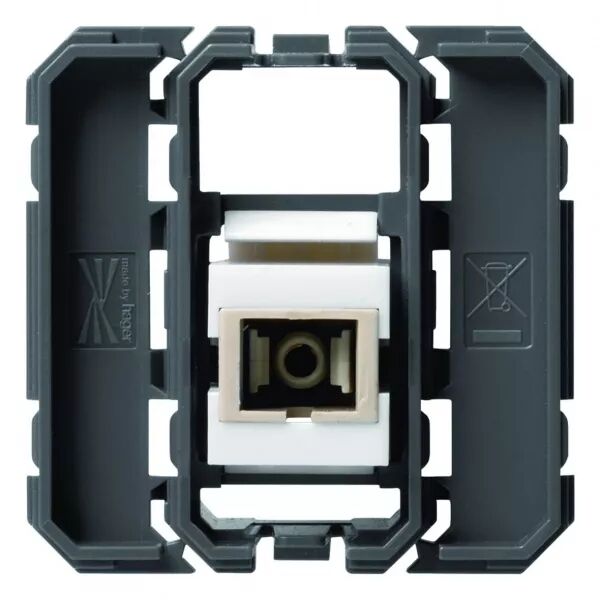 Prise Gallery optique traversante SC 2 modules (WXF645)