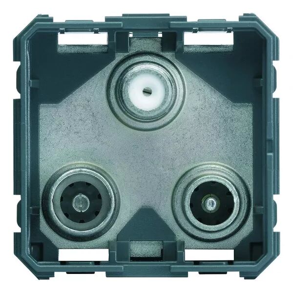 Prise Gallery TV + FM + SAT triple direct 1 entr�e  2 modules (WXF256)