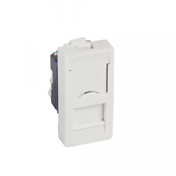 Prise RJ45 cat�gorie 6 Logix - 8 contacts UTP - 1 module - Blanc Artic