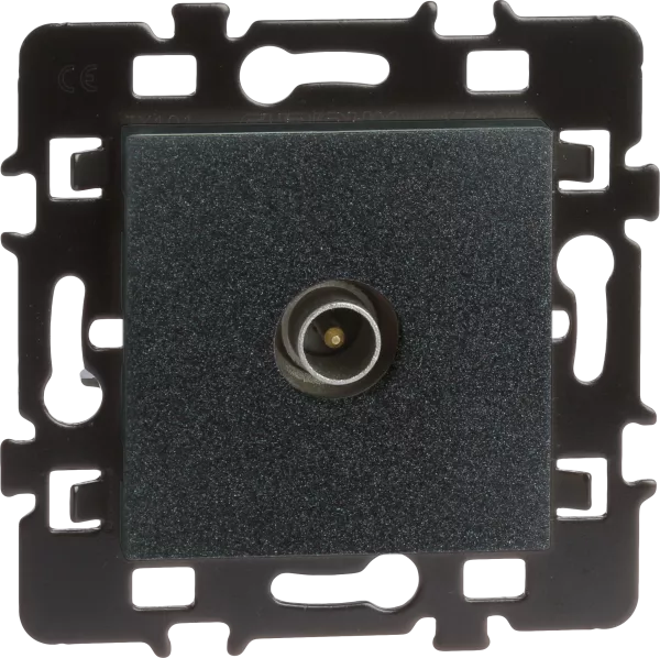 Prise TV anthracite (61964)