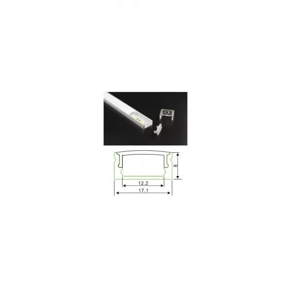 PROFIL D\'ANGLE NOIR BARRE DE 2M
