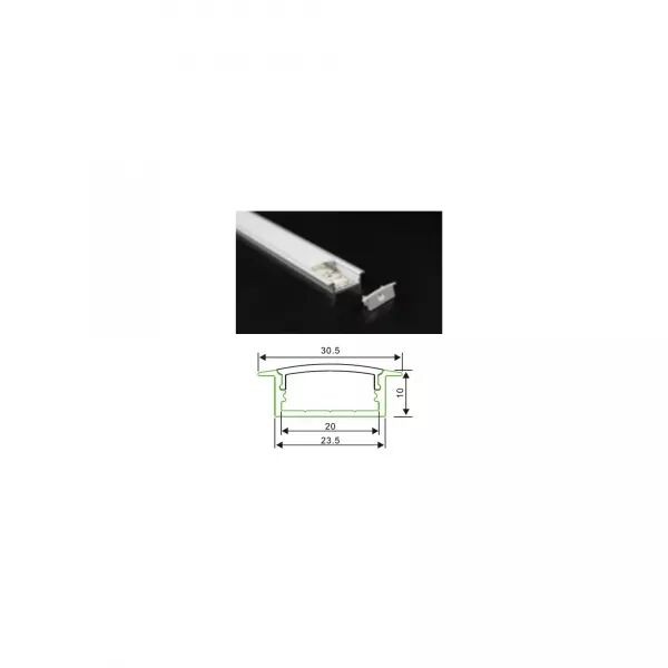 PROFIL ENCASTREMENT LARGE BARRE DE 2M POUR LA POSE DE RUBAN