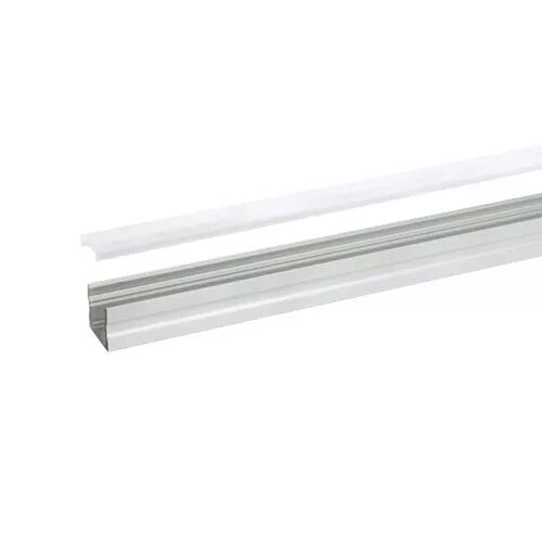 PROFIL SL15 ALU 2M PLEXI CLAIR ACCESSOIRES INCLUS