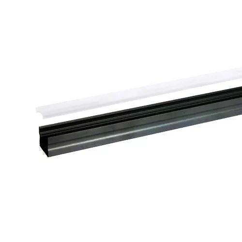 PROFIL SL15 NOIR 2M PLEXI MAT ACCESSOIRES INCLUS
