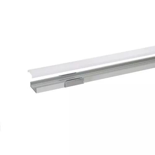 PROFIL SL7 ALU 2M PLEXI CLAIR ACCESSOIRES INCLUS
