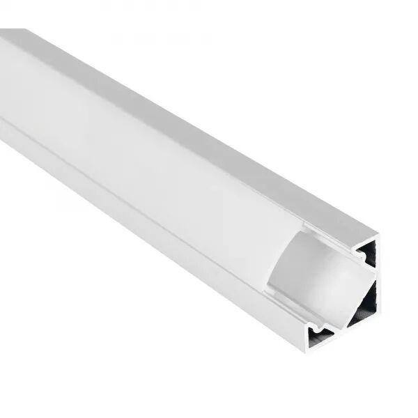 PROFIL� D\'ANGLE ALUMINIUM PA1 POUR RUBAN LED - 2M - BLANC