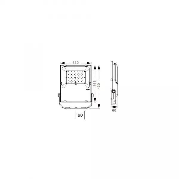 PROJECTEUR ROCK 135W 3000K IP65