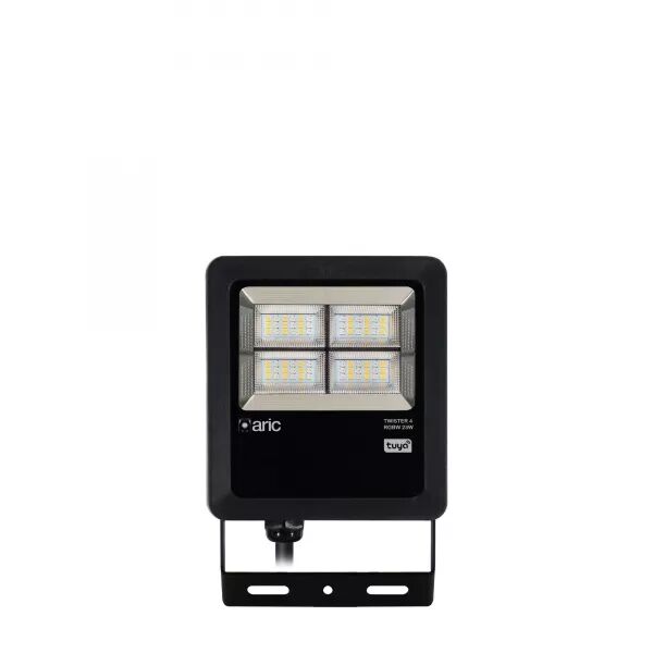 PROJECTEUR TWISTER 4 TUYA LED 23W RGB + BLANC 4000K 3000LM 50000H CORPS ALU NOIR
