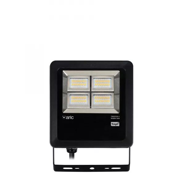 PROJECTEUR TWISTER 4 TUYA LED 38W RGB + BLANC 4000K 5000LM 50000H CORPS ALU NOIR