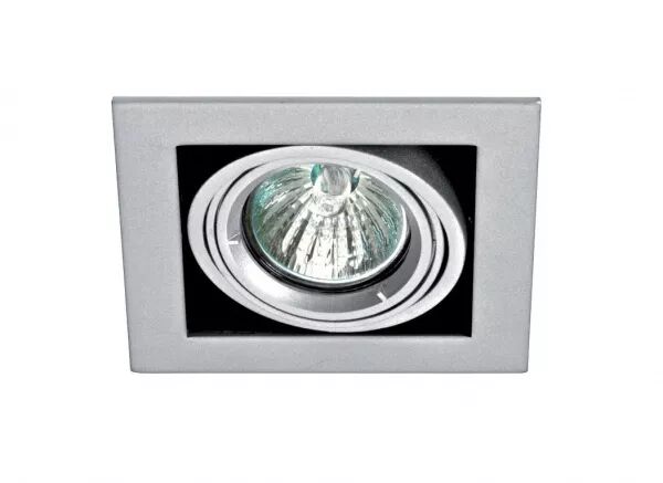QUADRA 110 - ENCASTR� GU5,3, ORIENTABLE ET BASC., GRIS, LPE NON INCL.