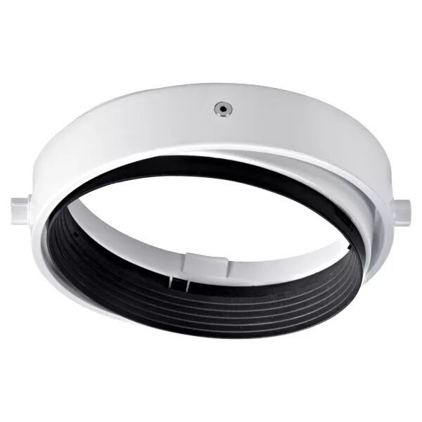 QUADRA 185-Support p/Lpe G53 AR111, rond, orient.et basc, blanc,Lpe non incl (4196)