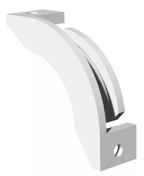 RAB - RENVOI D\'ANGLE POUR BOUCHES A CORDON EN MONTAGE PLAFOND
