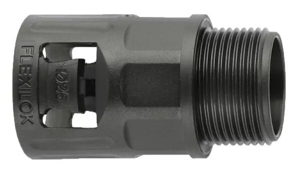 RACCORD DROIT CAPRILOK STANDARD - TAILLE 9 - ISO 16 - POLYAMIDE 6.6 NOIR - IP66