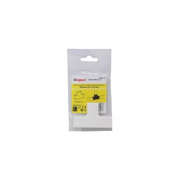 RACCORD EN T - POUR MOULURE SECTION 20X12,5MM