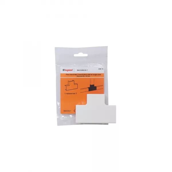 RACCORD EN T - POUR MOULURE SECTION 40X16MM