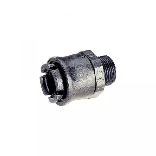 RACCORD M�LE DROIT POUR CONDUIT FLEXIBLE RTA POLYAMIDE �12MM ISO20
