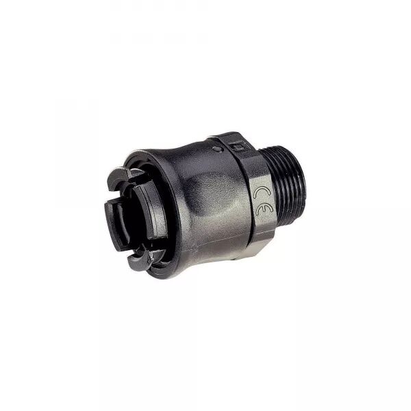 RACCORD M�LE DROIT POUR CONDUIT FLEXIBLE RTA POLYAMIDE �7MM PG7