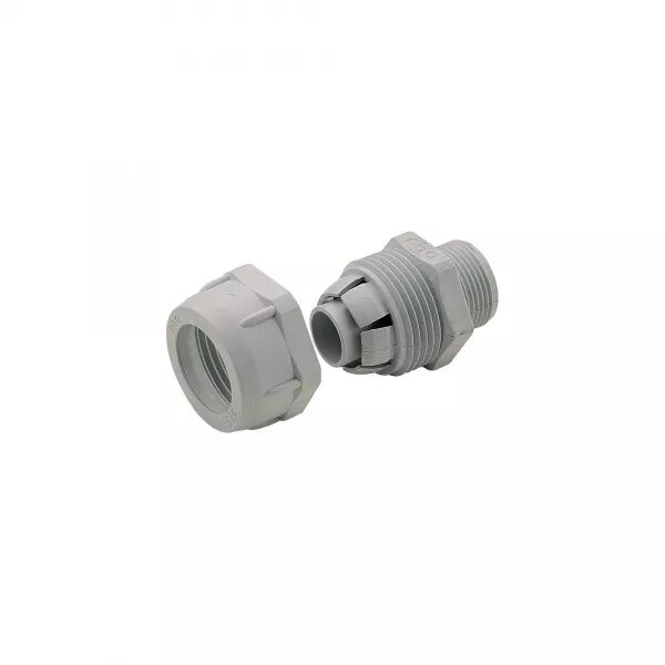 RACCORD M�LE DROIT UNIVERSALE POUR CONDUIT PVC � INT�RIEUR 12MM ET 12,5MM PG11