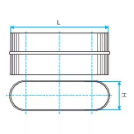 RACCORD M�LE OBLONG GALVANIS� RMO - L 350MM X H 100MM