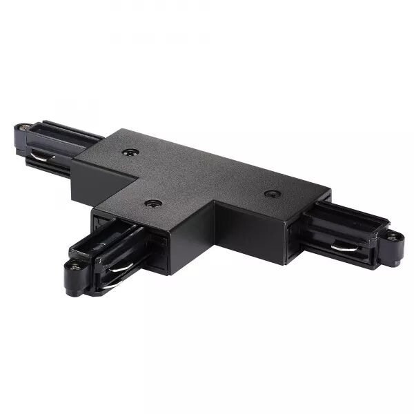 RAIL - LINK CONNECTEUR T DROIT - PLASTIQUE - NOIR