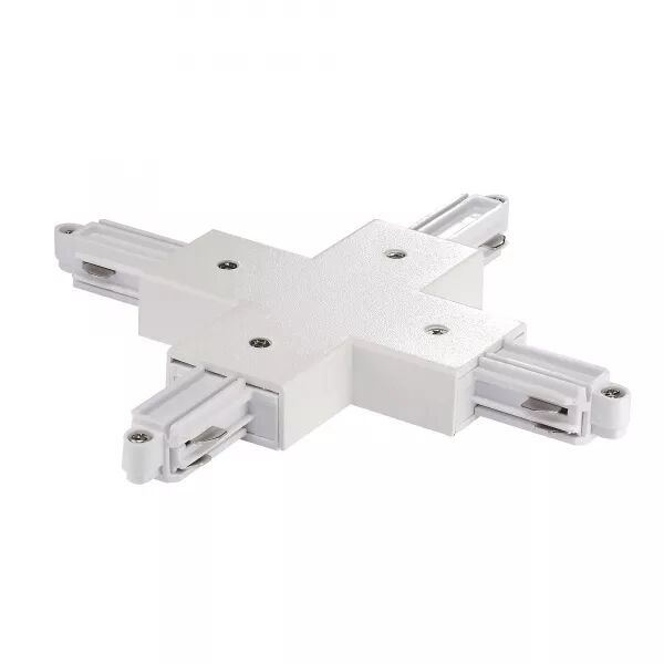 RAIL - LINK CONNECTEUR X - PLASTIQUE - BLANC