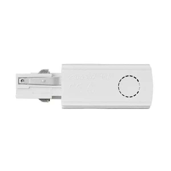 RAIL 3A CONNECT TRIPHASE ALIM ET FIN BLC GAUCHE 230V