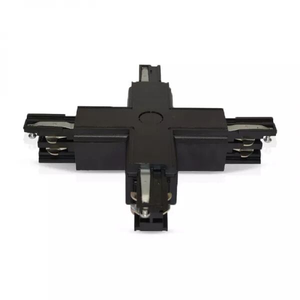 RAIL 3A CONNECT TRIPHASE CROIX X NOIR RAIL 230V