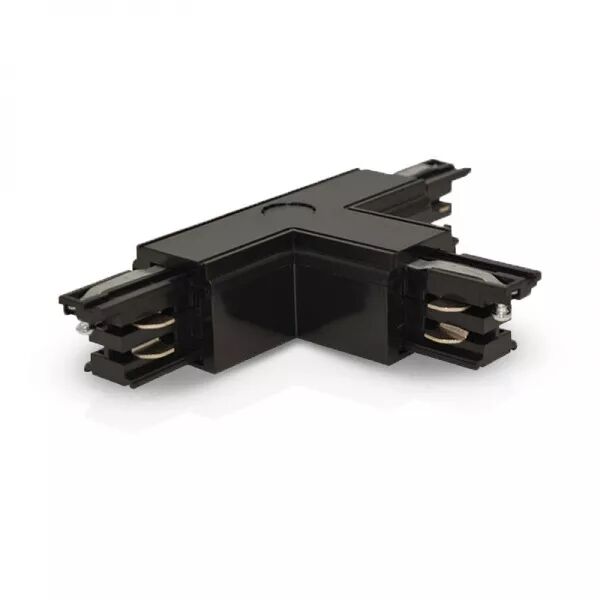 RAIL 3A CONNECT TRIPHASE FORME T NOIR GAUCHE CIRCUIT EXTERIEUR 230V