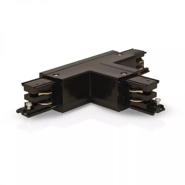 RAIL 3A CONNECT TRIPHASE FORME T NOIR GAUCHE CIRCUIT INTERIEUR 230V