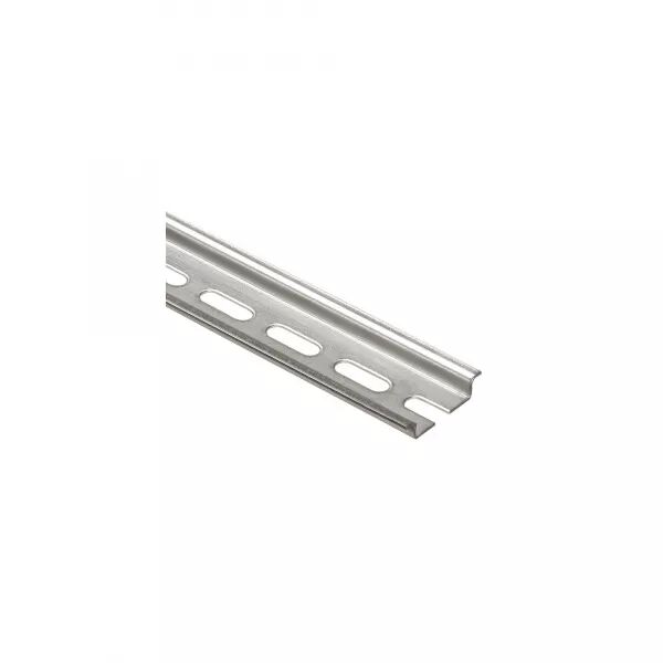 RAIL DIN SYM�TRIQUE AVEC OBLONGS � COUPER PROFONDEUR 7,5MM - LONGUEUR 2M