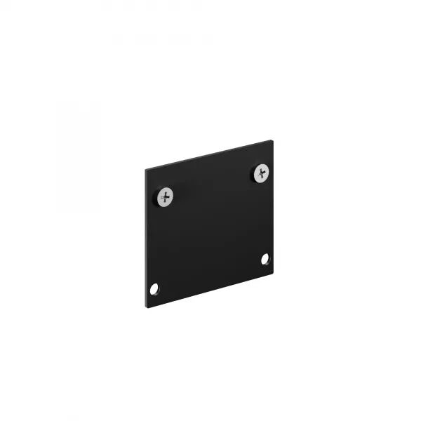 RAIL LYTESPAN ENCASTR� TRIMLESS PLATINE TERMINALE SUP�RIEURE +VIS NOIR 9004/TR-B