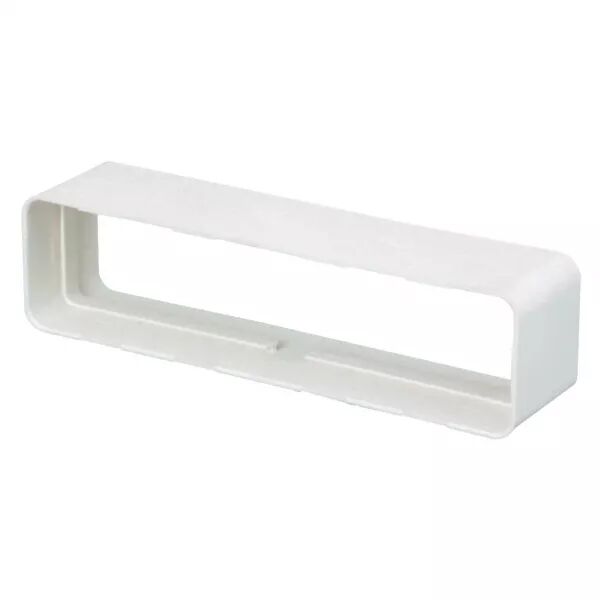Rd 55 x 110 - raccord droit rectangulaire plastique rigide section 55 x 110 (460001)
