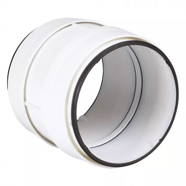 Rdc 125 j - raccord droit circulaire pvc diam�tre 125 avec joint (460061)