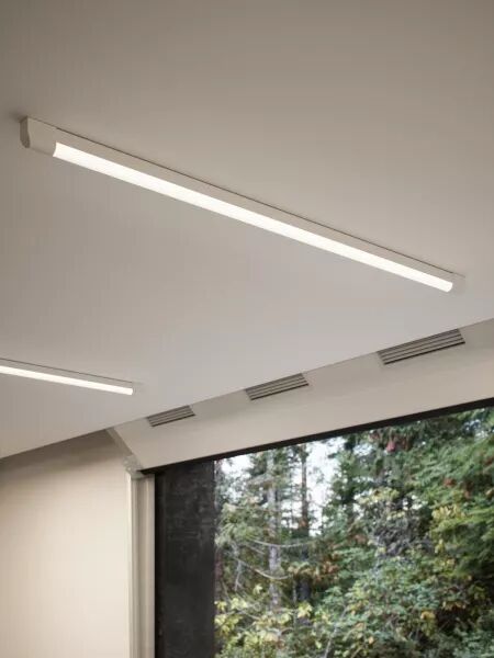 R�GLETTE - ARLINGTON 120 -  PLASTIQUE - BLANC - LED MODULE INCL.