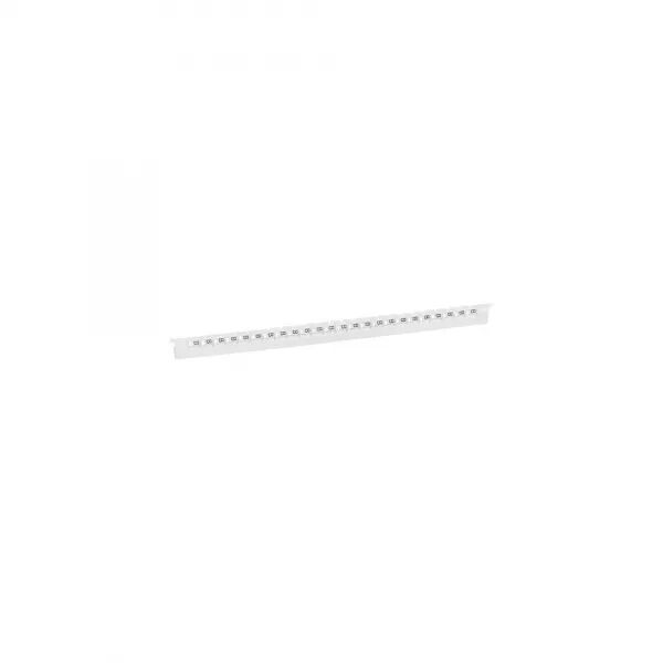 R�GLETTE 24 REP�RES M�MOCAB LARGEUR 2,3MM + LETTRE MAJUSCULE B NOIR/FOND BLANC