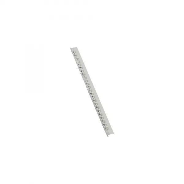 R�GLETTE 24 REP�RES M�MOCAB LARGEUR 2,3MM + LETTRE MAJUSCULE D NOIR/FOND BLANC
