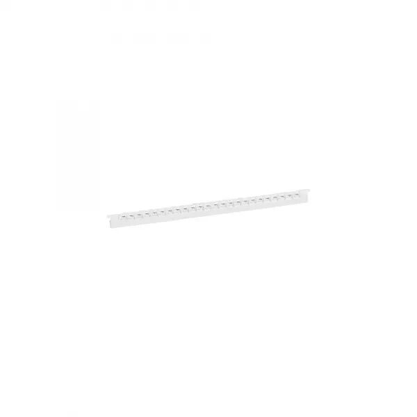 R�GLETTE 24 REP�RES M�MOCAB LARGEUR 2,3MM + LETTRE MAJUSCULE F NOIR/FOND BLANC