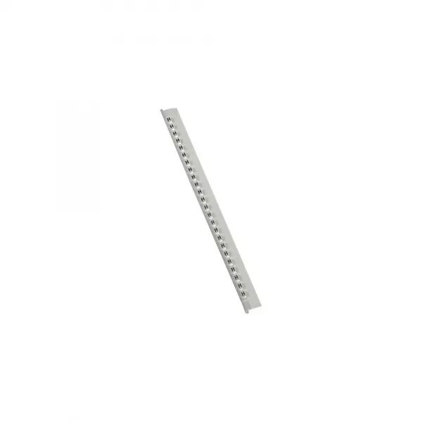 R�GLETTE 24 REP�RES M�MOCAB LARGEUR 2,3MM + LETTRE MAJUSCULE H NOIR/FOND BLANC