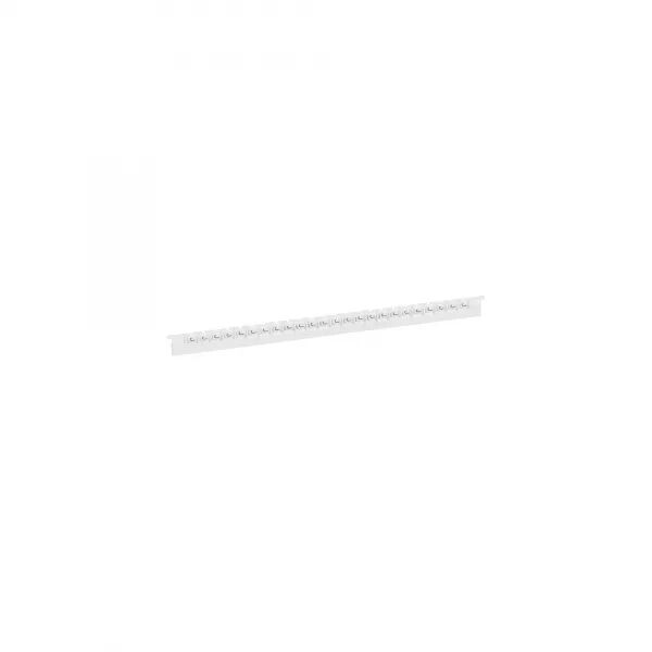 R�GLETTE 24 REP�RES M�MOCAB LARGEUR 2,3MM + LETTRE MAJUSCULE J NOIR/FOND BLANC