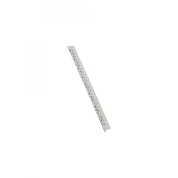 R�GLETTE 24 REP�RES M�MOCAB LARGEUR 2,3MM + LETTRE MAJUSCULE L NOIR/FOND BLANC