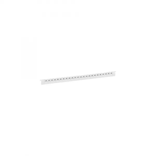 R�GLETTE 24 REP�RES M�MOCAB LARGEUR 2,3MM + LETTRE MAJUSCULE N NOIR/FOND BLANC