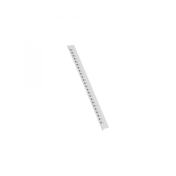R�GLETTE 24 REP�RES M�MOCAB LARGEUR 2,3MM + LETTRE MAJUSCULE W NOIR/FOND BLANC