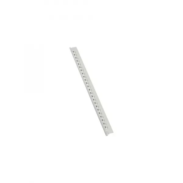 R�GLETTE 24 REP�RES M�MOCAB LARGEUR 2,3MM + LETTRE MAJUSCULE X NOIR/FOND BLANC