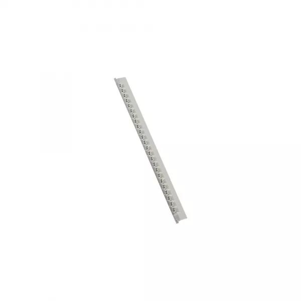 R�GLETTE 24 REP�RES M�MOCAB LARGEUR 2,3MM + LETTRE MAJUSCULE Z NOIR/FOND BLANC