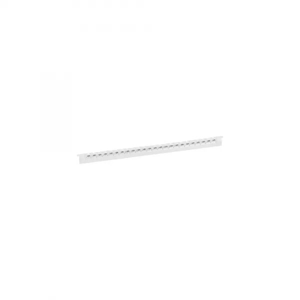 R�GLETTE DE 24 REP�RES M�MOCAB LARGEUR 2,3MM AVEC CHIFFRE 6 NOIR SUR FOND BLANC