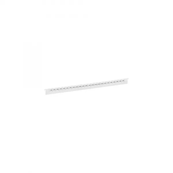 R�GLETTE DE 24 REP�RES M�MOCAB LARGEUR 2,3MM AVEC CHIFFRE 9 NOIR SUR FOND BLANC