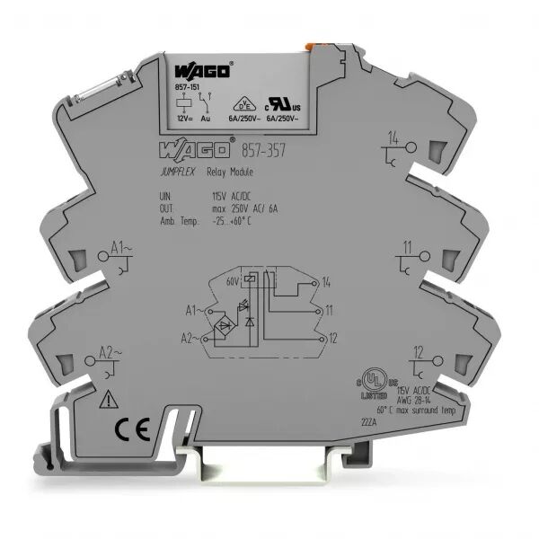 REL AC/DC 115V, gris857-357