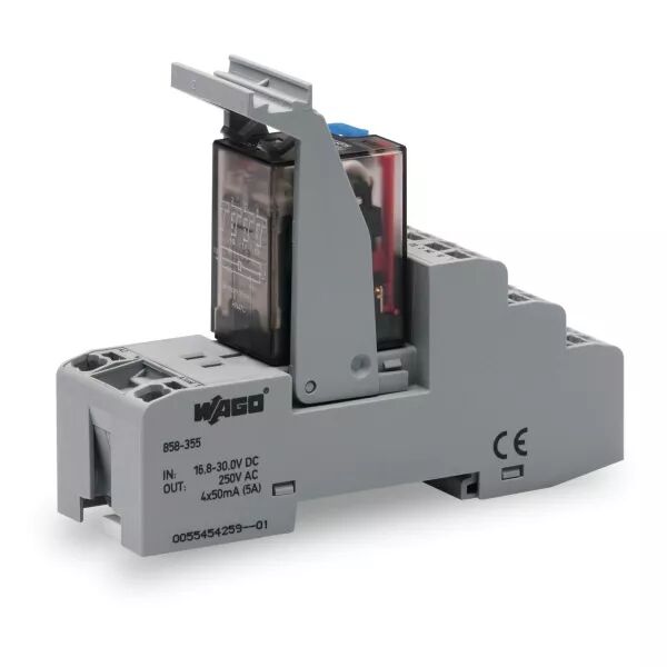 REL-BAUST. 16,8-30,0VDC 4XUM AU858-355