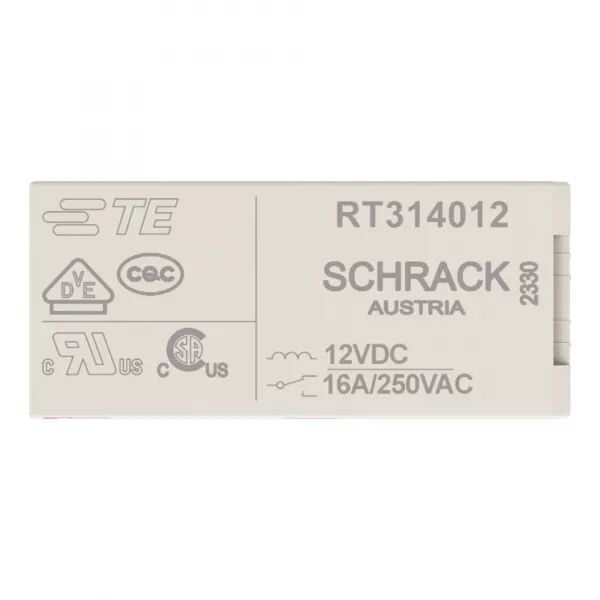 RELAIS 12 VDC 1U RT