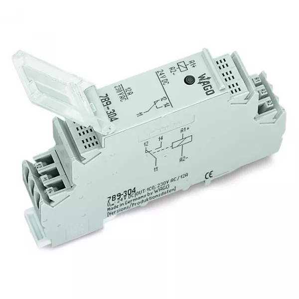 Relais 1RT / 230 Vac / 12 A pour armoire de commande789-508